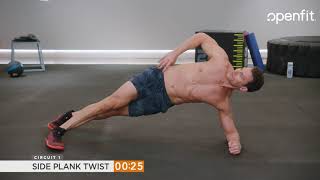 Learn How to Do Side Plank Twists With Joey Thurman | Openfit