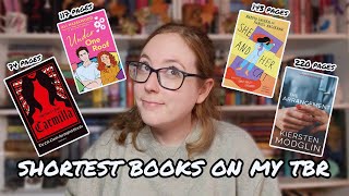 Reading the Shortest Books on My TBR (vlog)