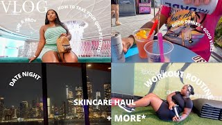 VLOG | HOW TO TAKE YOUR OWN PICTURES LIKE A PRO, WORKOUT WITH ME, DATE NIGHT, SKINCARE HAUL + MORE!!