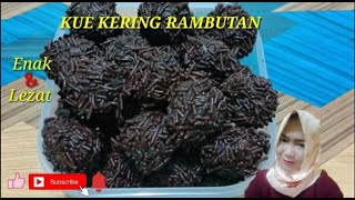 CARA MEMBUAT KUE KERING RAMBUTAN