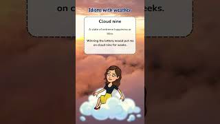 Cloud nine 😃☁ #englishlanguage #learnfluency #englishidioms #englishidiom