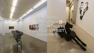 Alexandra Bircken's Gebrochenes Pferd at Maureen Paley & Herald Street galleries