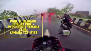 Sunday Ride ➳ Pune to Alibaug: YRC Spirit Yamaha Club - Yamaha R15s!