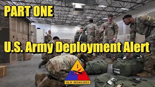 U.S. Army given No Notice Fort Bliss deployment alert - Part One