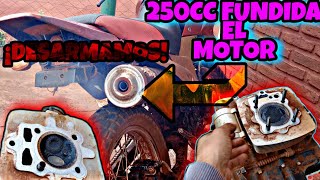 #1 ✓💥 DESARMAMOS MOTOMEL 250 🛠️ PARA REVISAR CILINDRO PISTON Y AROS [PORQUE HUMEA MI MOTO] 💥