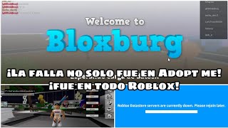 ¡La falla no solo fue en Adopt me! ¡Fue en TODO ROBLOX! | Gabriel García | #shorts