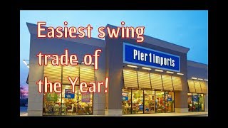 Pier 1 Imports - The Easiest Swing Trade of the Year