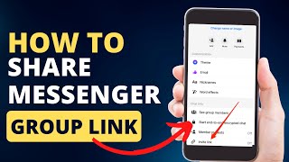 How To Share Messenger Group Link (2023) |  (EASY STEPS) Copy Messenger Group Link