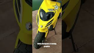 aprilia top modification bhopal levelup graphics #wrap