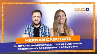 Hernán Casciari  El infarto más rentable, contar cuentos en escenarios y decir que no. (2022)