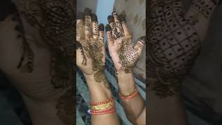 Karva Chauth 🥰# Hathon main mehandi❤🌸# YouTube short🌼🙏