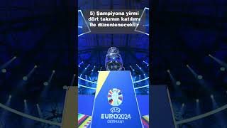 Euro 2024 Almanya Avrupa Futbol Şampiyonası hakkında yedi bilgi #shorts #euro2024 #futbol