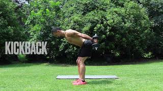 KICKBACK EXERCISES FOR TRICEPS