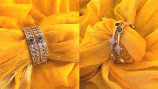 Latest Gold bangels for womens // New gold bangles design 2021 // Gold Bangles with diamond