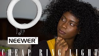 AFFORDABLE RING LIGHT! | Neewer Ring Light Kit