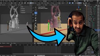 3D Animation Blender Behand Scenes Funny Animation