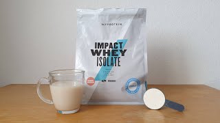 MyProtein Impact Whey Isolate Test | Schlechter als ein Whey Proteinkonzentrat?