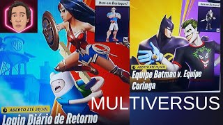 MULTIVERSUS TEMPORADA 1 EVENTOS PASSE DE BATALHA FENDAS PVE ETC