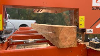 Milling on the Wood-Mizer Lx50 Super sawmill