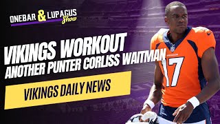 Vikings Workout Another Punter! Corliss Waitman