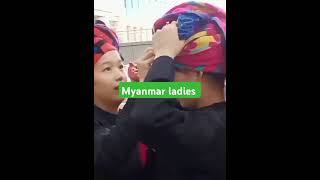 #how to put #headress#beautiful#myanmar #girls  #shortvideo