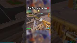 Bro forgot it’s solos😭 #fortnite #fortniteclips #fortnitememes #gaming #fortniteshorts #fortnitefun