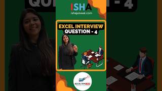 Excel Interview Question Part 4 #interview #excel #career #microsoft #shorts #tutorial #skills #ca