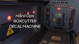 Hard Ops ,DECAL MACHINE , BOXCUTTER Tutorial for Blender , پلاگین هارداوپس , باکس کاتر