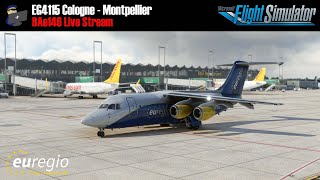 MSFS | BAe 146 | Cologne - Montpellier (EG4115) | VATSIM