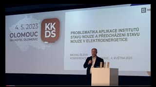 KKDS Olomouc 2023: ČEZ Distribuce: Problematika aplikace institutů stavu nouze, Michal Bláha