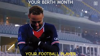 Your Birth Month Is Your Football Player