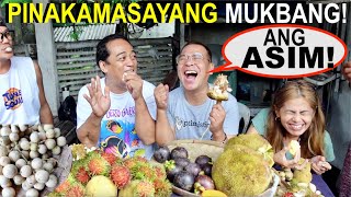 Ang PINAKAMAGULO at PINAKAMASAYANG MUKBANG!! 😄🇵🇭 LANZONES, PINYA, SANTOL, RAMBUTAN, MARANG!