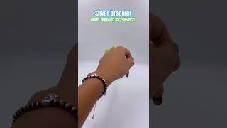 Beautiful silver bracelet ✨🌸#youtubeshorts #viralvideo #shorts a