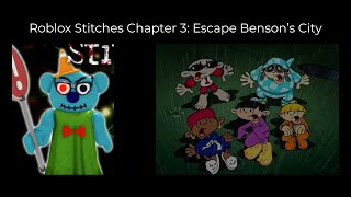 AAAAH!!! THE EVIL CITIZEN: BENSON! Roblox Stitches Chapter 3: Escape Benson’s City