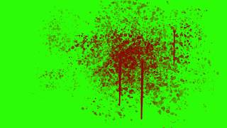 Blood Splatter Green Screen Effects