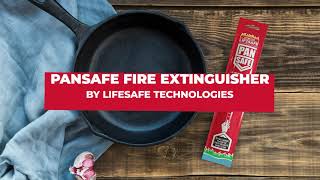 PanSafe Fire Extinguisher Sachet In Action