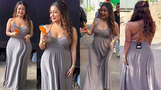 4 Month Pregnant Neha Kakkar flaunting her Baby Bump during Pregnancy