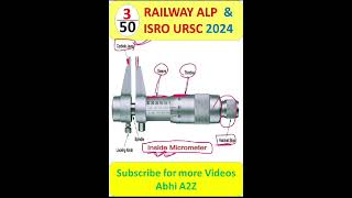 #3 🔥Inside Micrometer and its parts🔥 || Inside Micrometer by Abhi A2Z || @Abhi_A2Z #rrbalp #alpclass