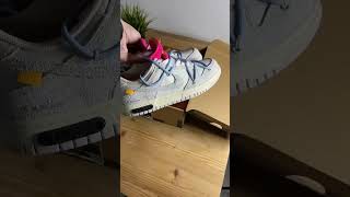 Видео обзор на кроссовки Nike Dunk x Off White