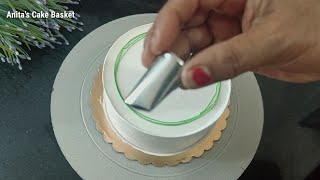 Simple cake design/ birthday cake decoration/ trending cake decoration /New cake design