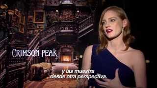 LA CUMBRE ESCARLATA: Entrevista con Jessica Chastain