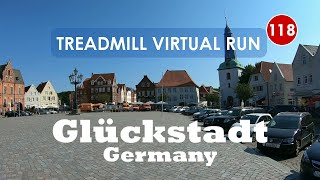 Treadmill Virtual Run 118: Glückstadt, Schleswig-Holstein, Germany