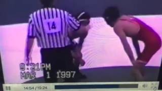 Paul Paquin state finals wrestling old tape