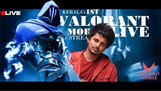 Kerala's 1st Valorant Mobile Streamer is Live ⭕| #letsbuildvalocommunity #valorantmobile #valorant