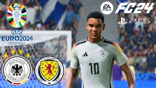 ［FC24］Jugando UEFA EURO 2024 Grupo A Alemania vs Escocia Gameplay sin comentarios