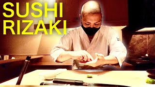 OMAKASE AT SUSHI RIZAKI -Shibuya,Tokyo - May 2021 - Japanese Food [English Subtitles]