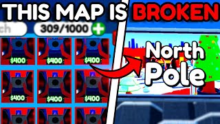 North Pole Map STOLE MY LARGE FIREWORK CAMERAMAN | Toilet Tower Defense