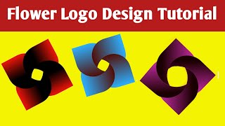 Flower Logo Design | PixelLab Tutorial 2023 | Zubi Skillify | Flower logo in pixellab