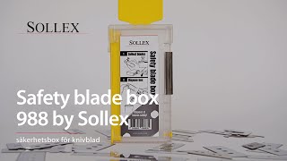 Safety blade box 988 by Sollex