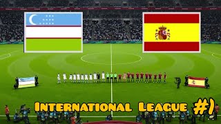 PES 2021 | Uzbekistan vs Spain | International League | Gameplay PS4